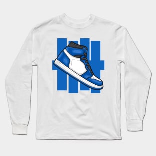 AJ 1 High UNV Blue Sneaker Long Sleeve T-Shirt